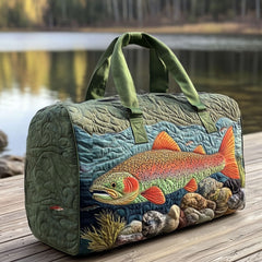 Fishing Quilted Duffle Bag NCU0VT259