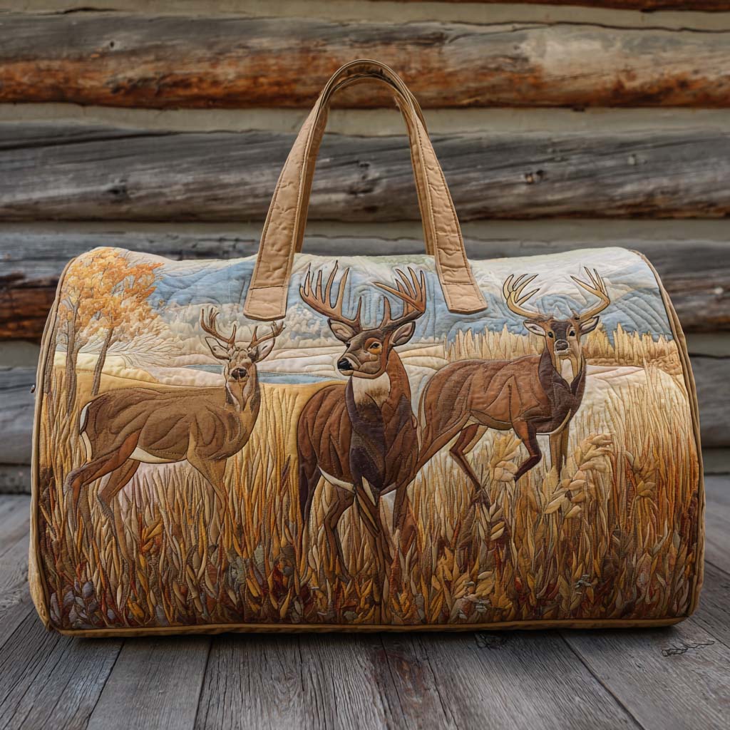 Deer Quilted Duffle Bag NCU0VT279