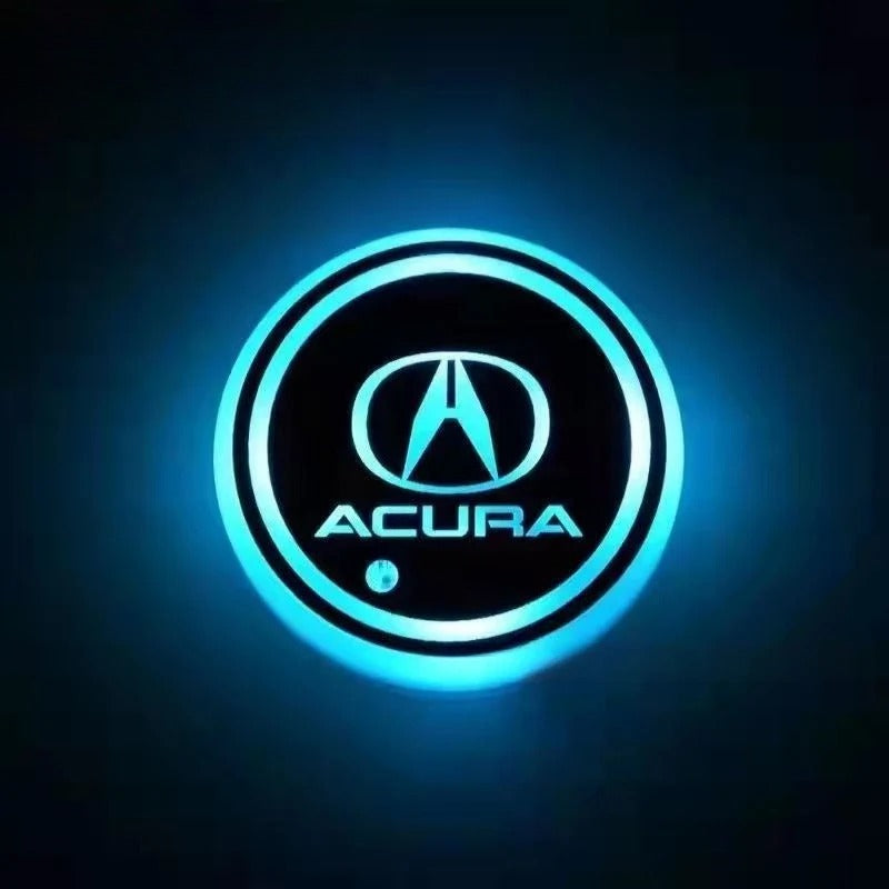2 Stück LED-Auto-Untersetzer