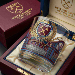 West Ham United 130th Anniversary Glass
