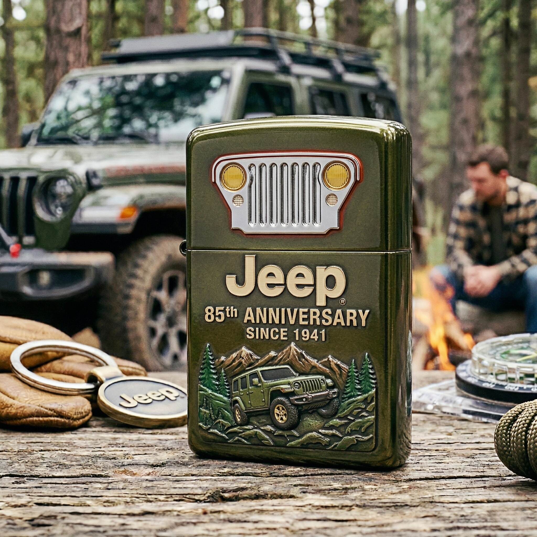 Jeep 85th Anniversary Trail Flame Lighter