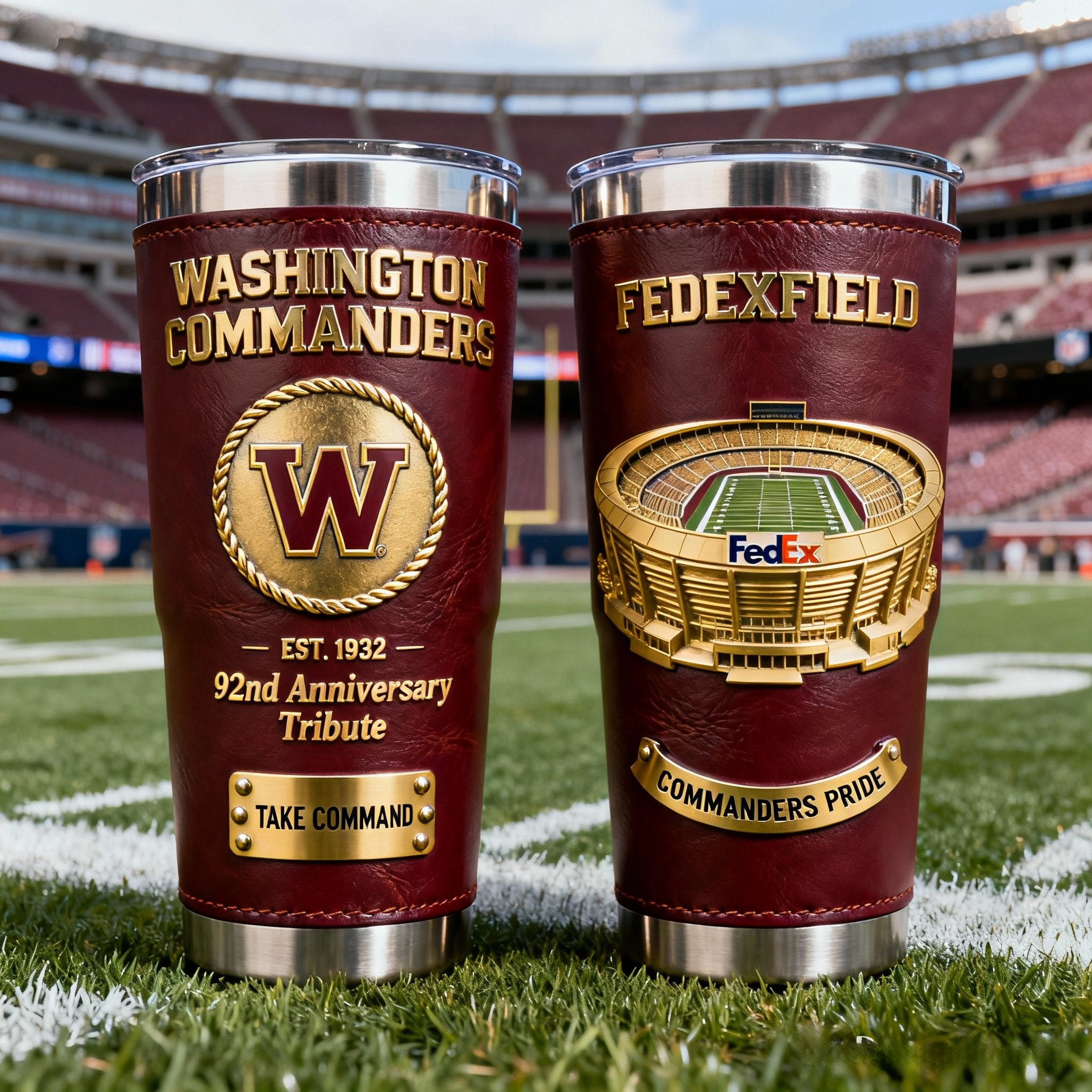 🏆 Football Team Anniversary Premium Tribute Tumbler 🏈