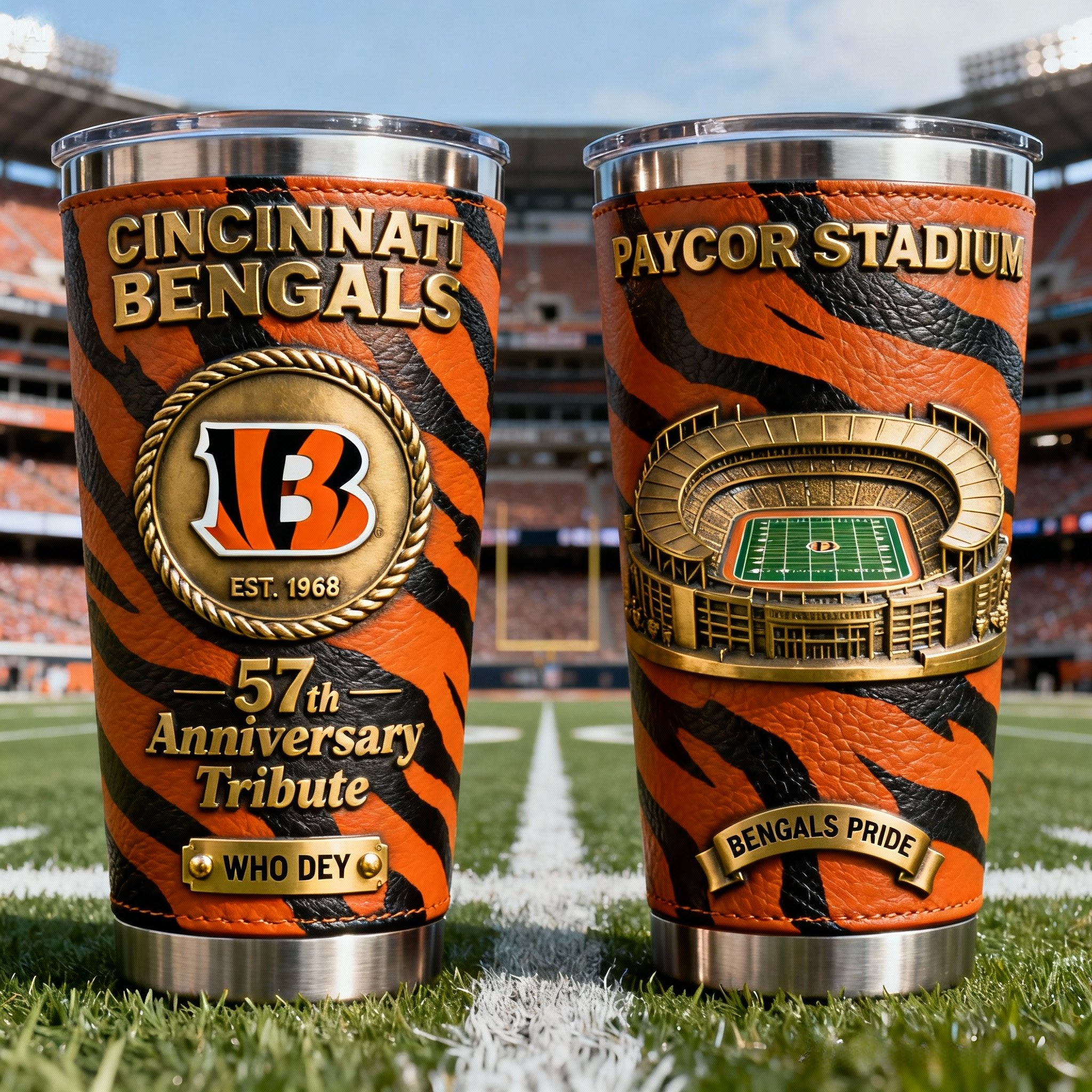 🏆 Football Team Anniversary Premium Tribute Tumbler 🏈