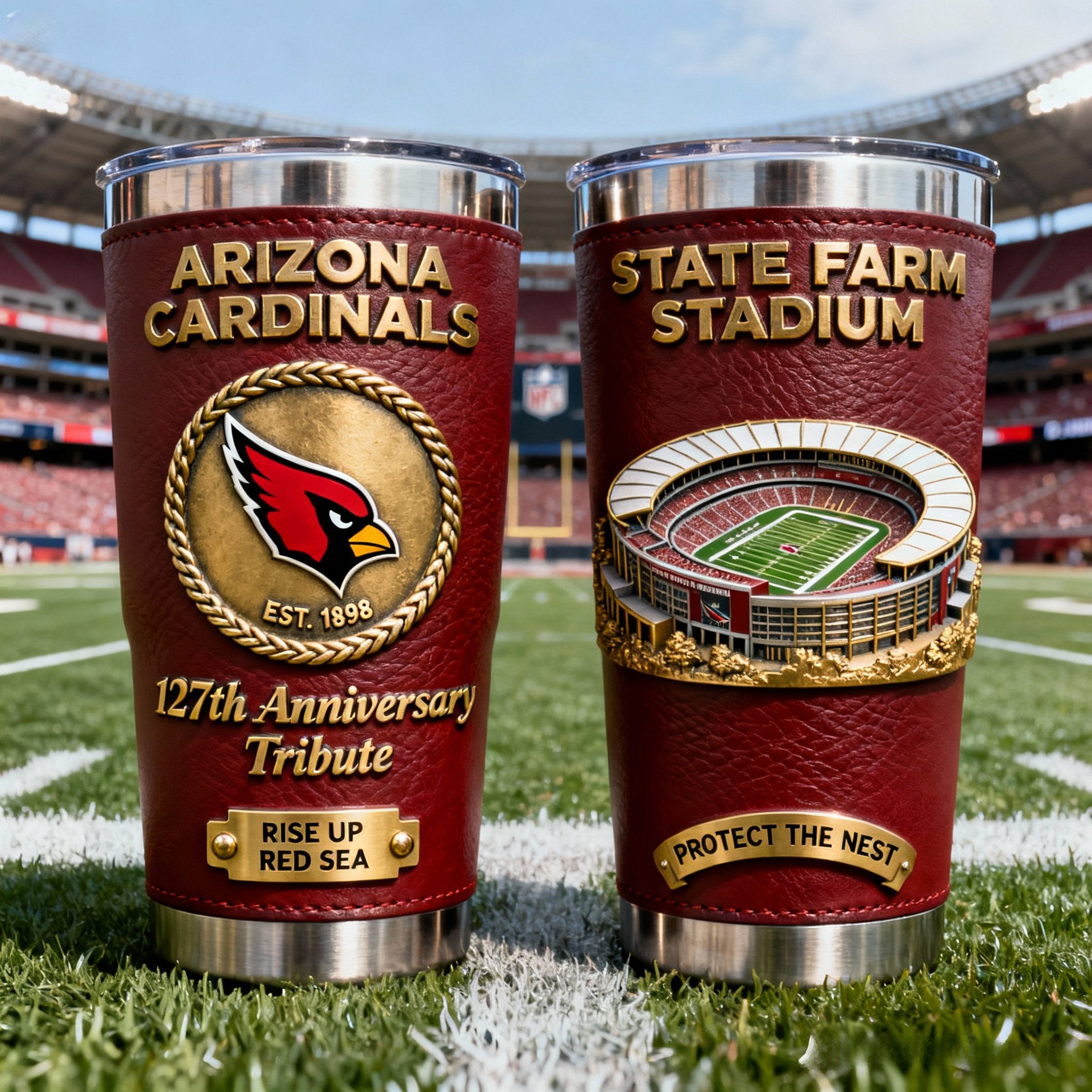 🏆 Football Team Anniversary Premium Tribute Tumbler 🏈