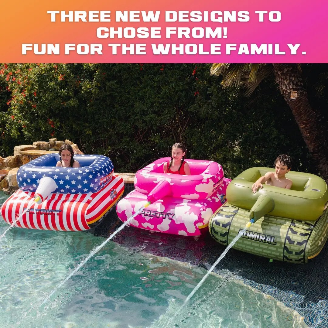 🔥Summer Pool Party Sale 50% OFF – Patriot Pool Float with Water Cannon for Beach, Lake & Pool Fun