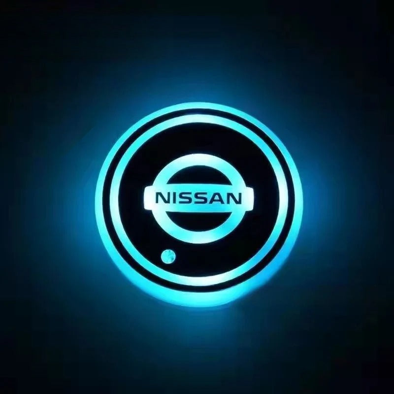 2 Stück LED-Auto-Untersetzer