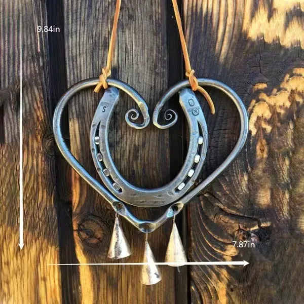 The Horseshoe Heart Wind Chime (Handmade by Jordan Maynard®)