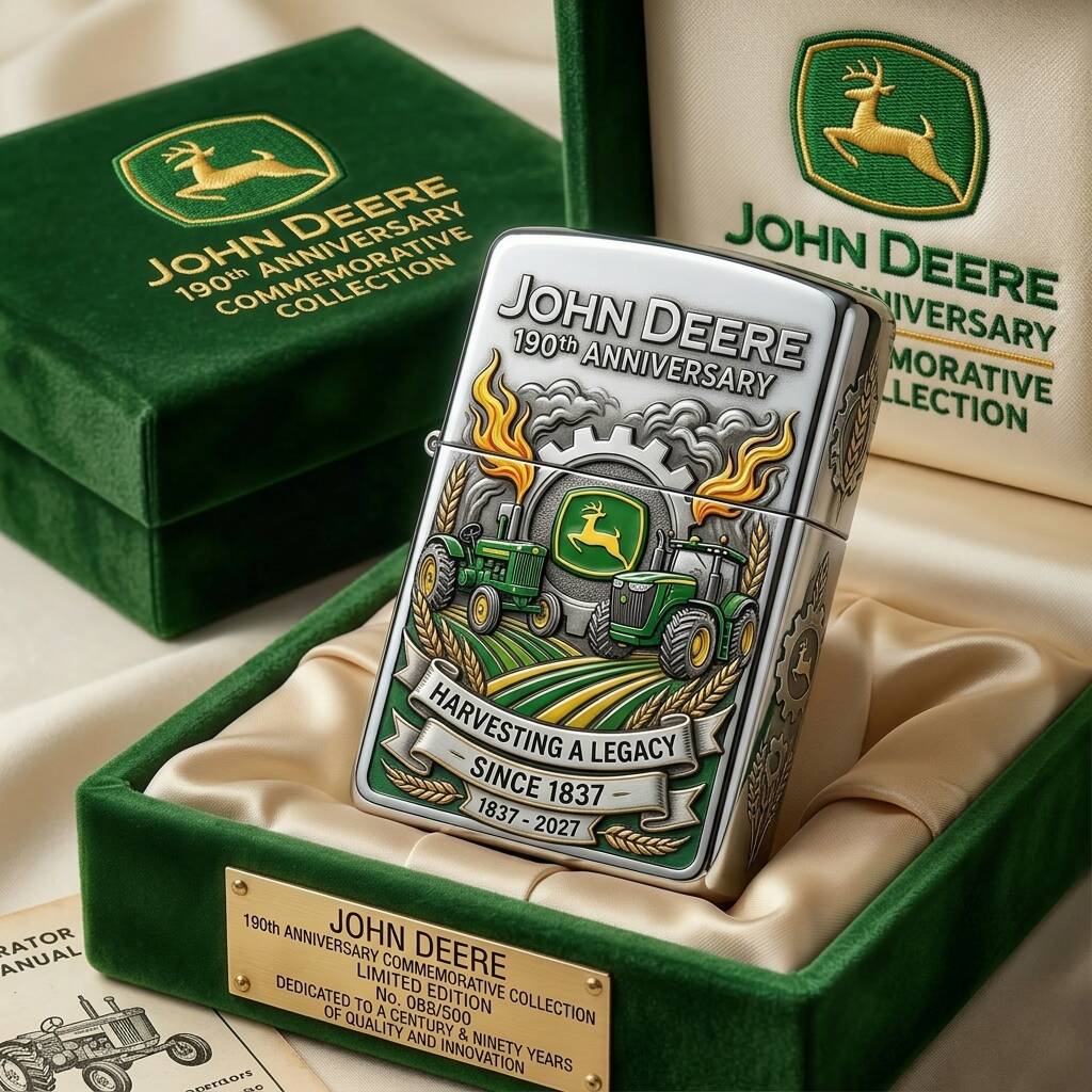 John Deere 190th Anniversary Commemorative Lighter