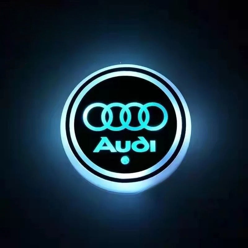 2 Stück LED-Auto-Untersetzer