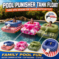 🔥Summer Pool Party Sale 50% OFF – Patriot Pool Float with Water Cannon for Beach, Lake & Pool Fun