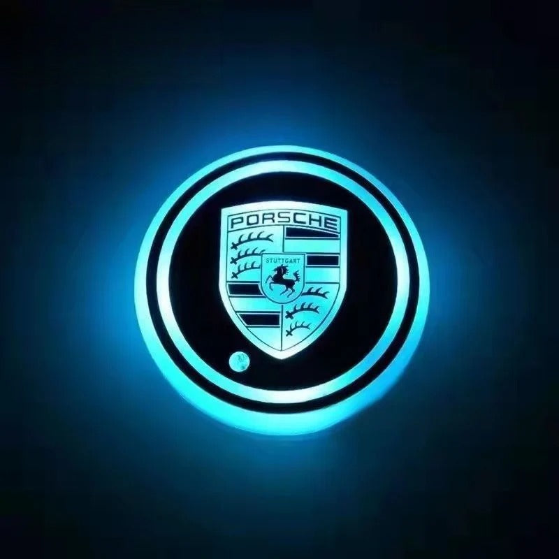 2 Stück LED-Auto-Untersetzer