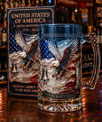 🔥(Limited 2500) 🎁-U.S. 250th Anniversary Heritage Beer Mug🍻