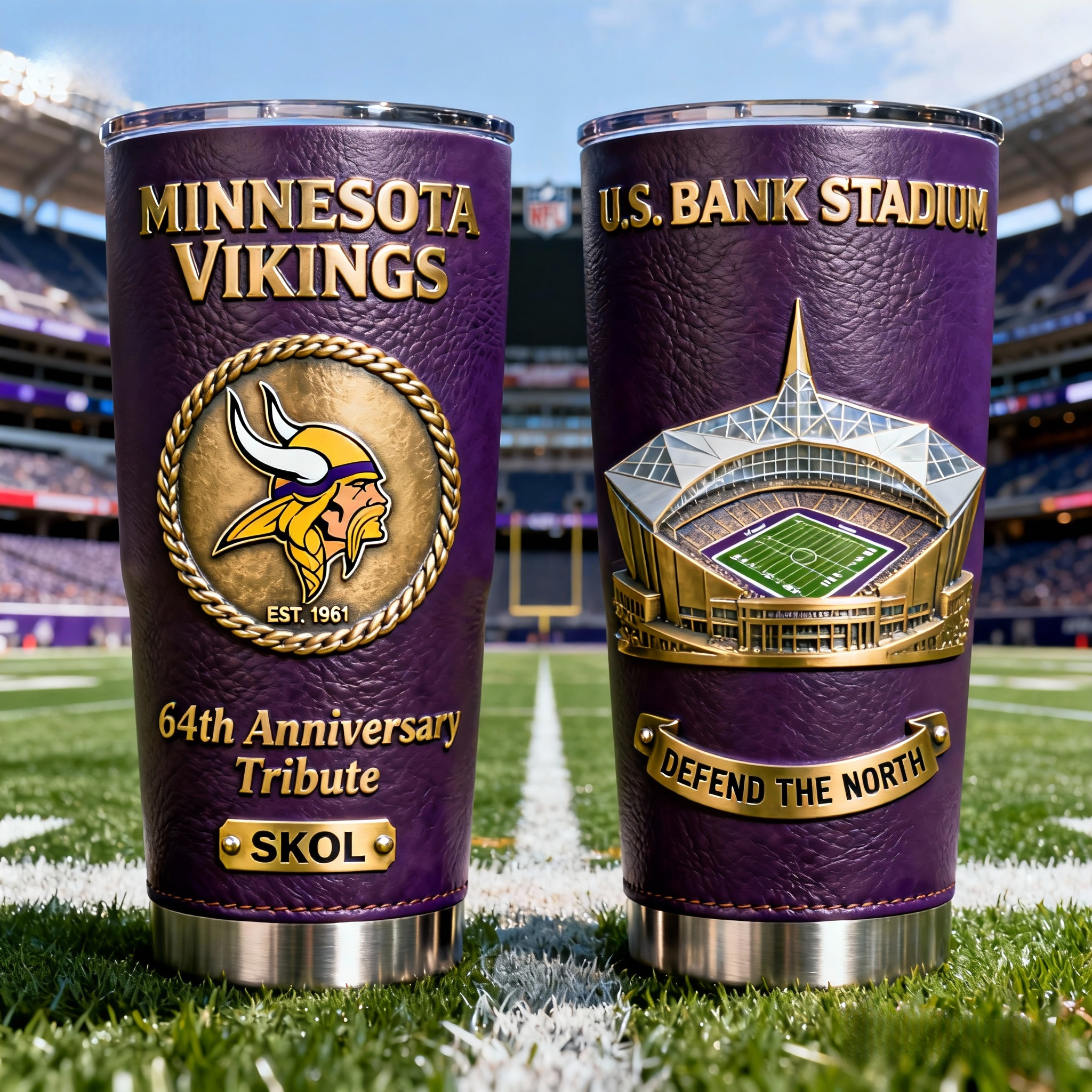 🏆 Football Team Anniversary Premium Tribute Tumbler 🏈