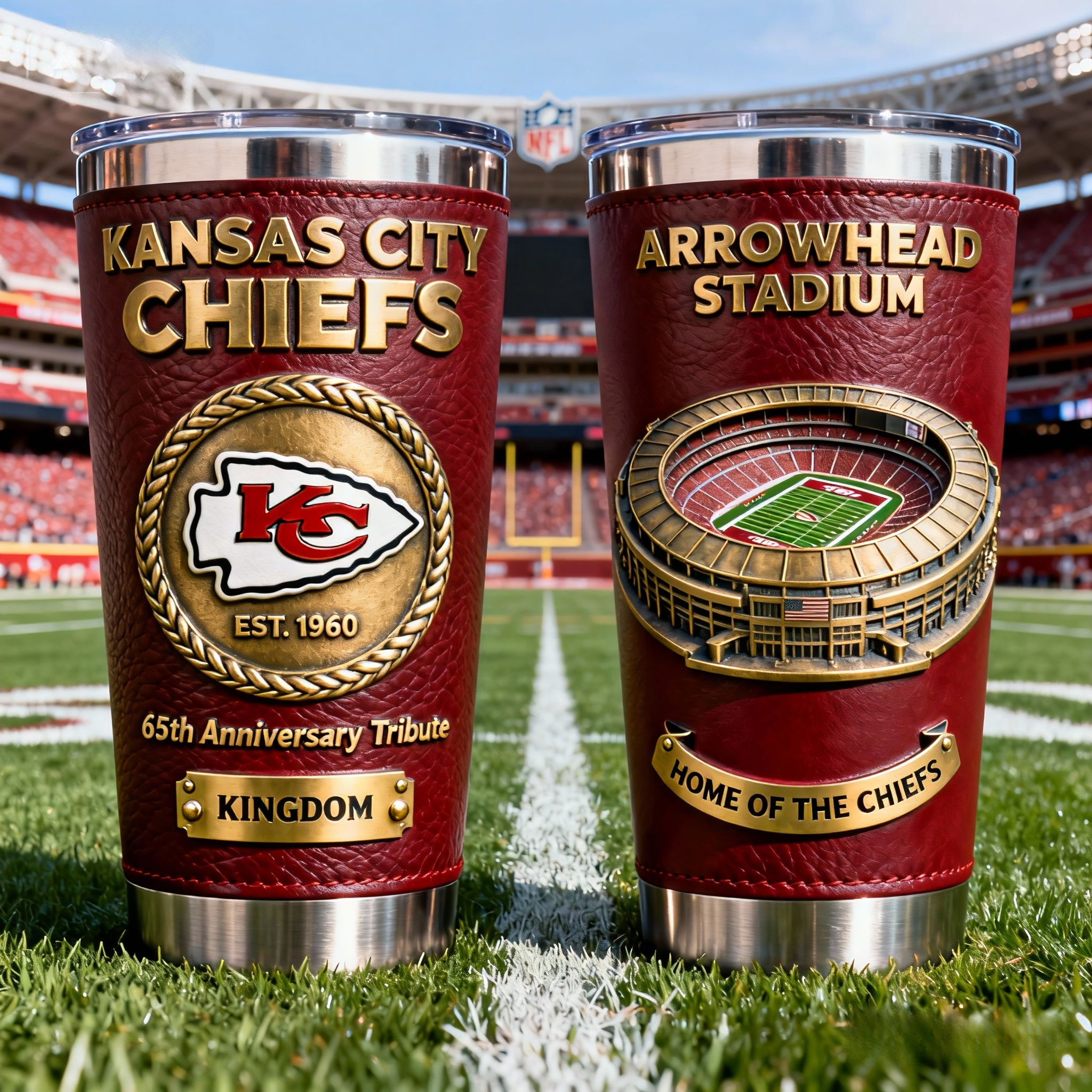 🏆 Football Team Anniversary Premium Tribute Tumbler 🏈