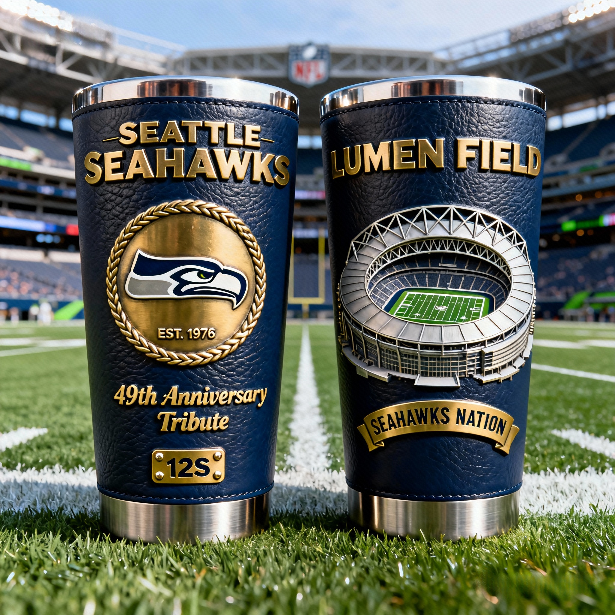 🏆 Football Team Anniversary Premium Tribute Tumbler 🏈