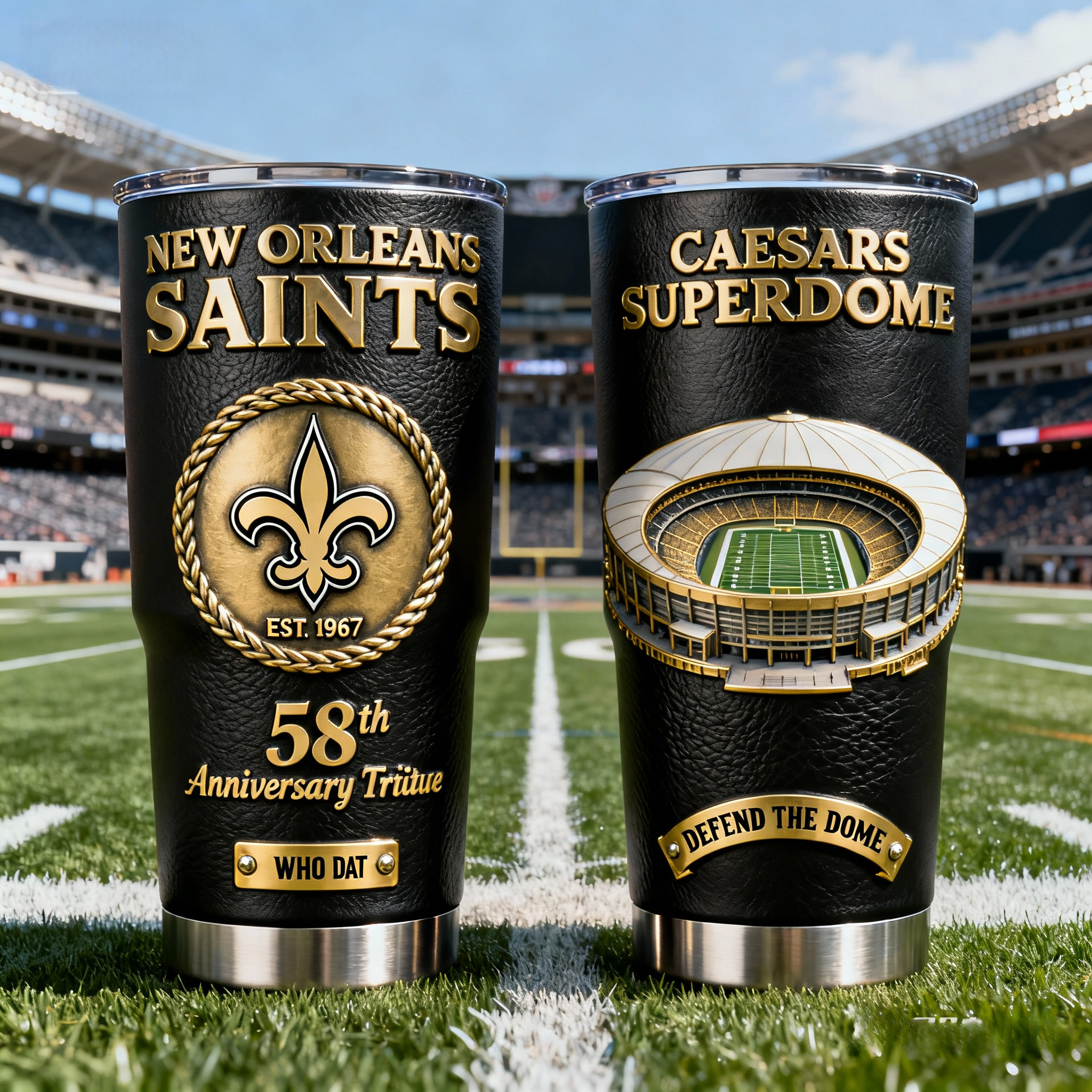 🏆 Football Team Anniversary Premium Tribute Tumbler 🏈