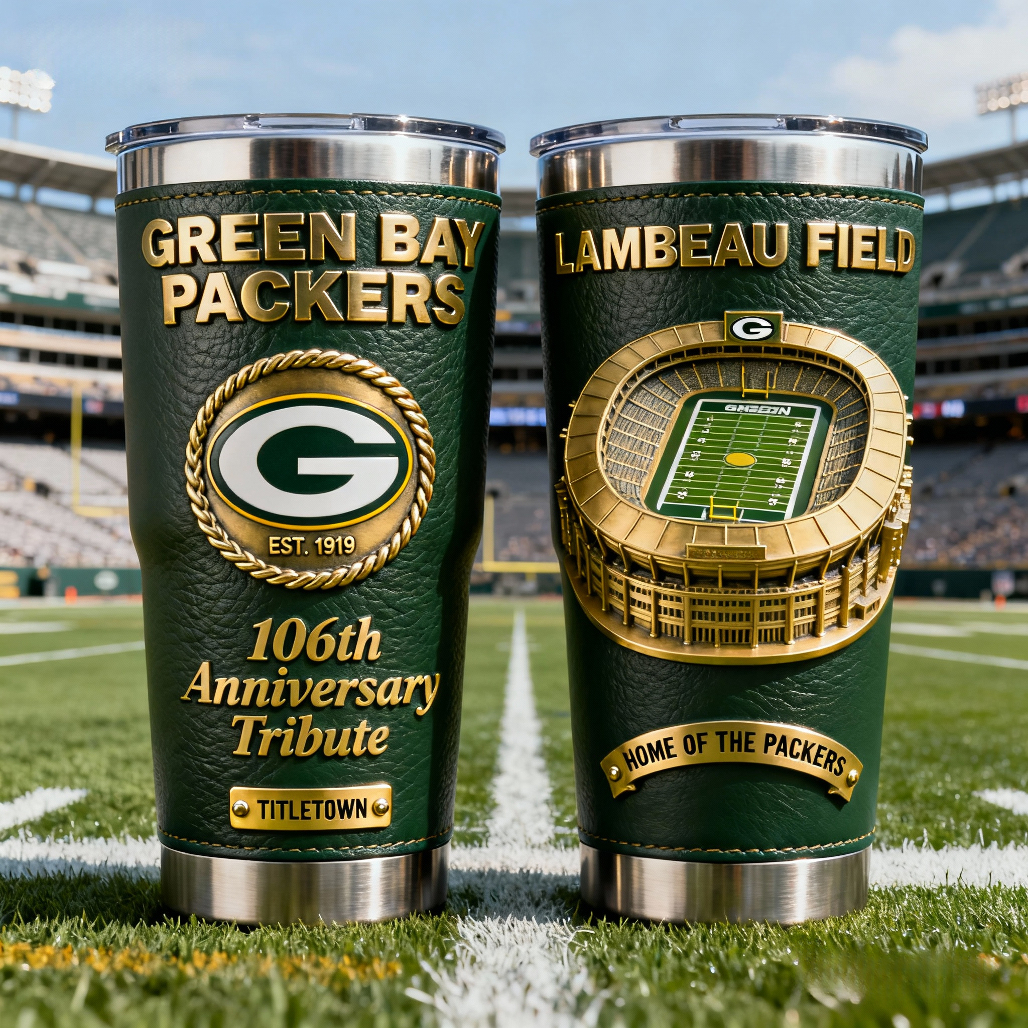 🏆 Football Team Anniversary Premium Tribute Tumbler 🏈