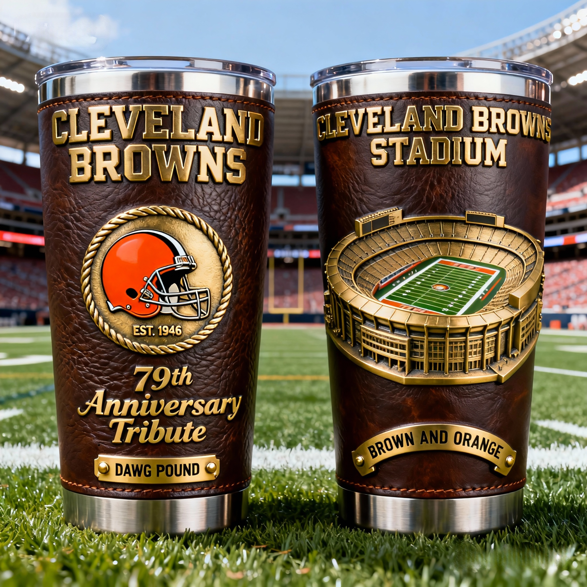 🏆 Football Team Anniversary Premium Tribute Tumbler 🏈