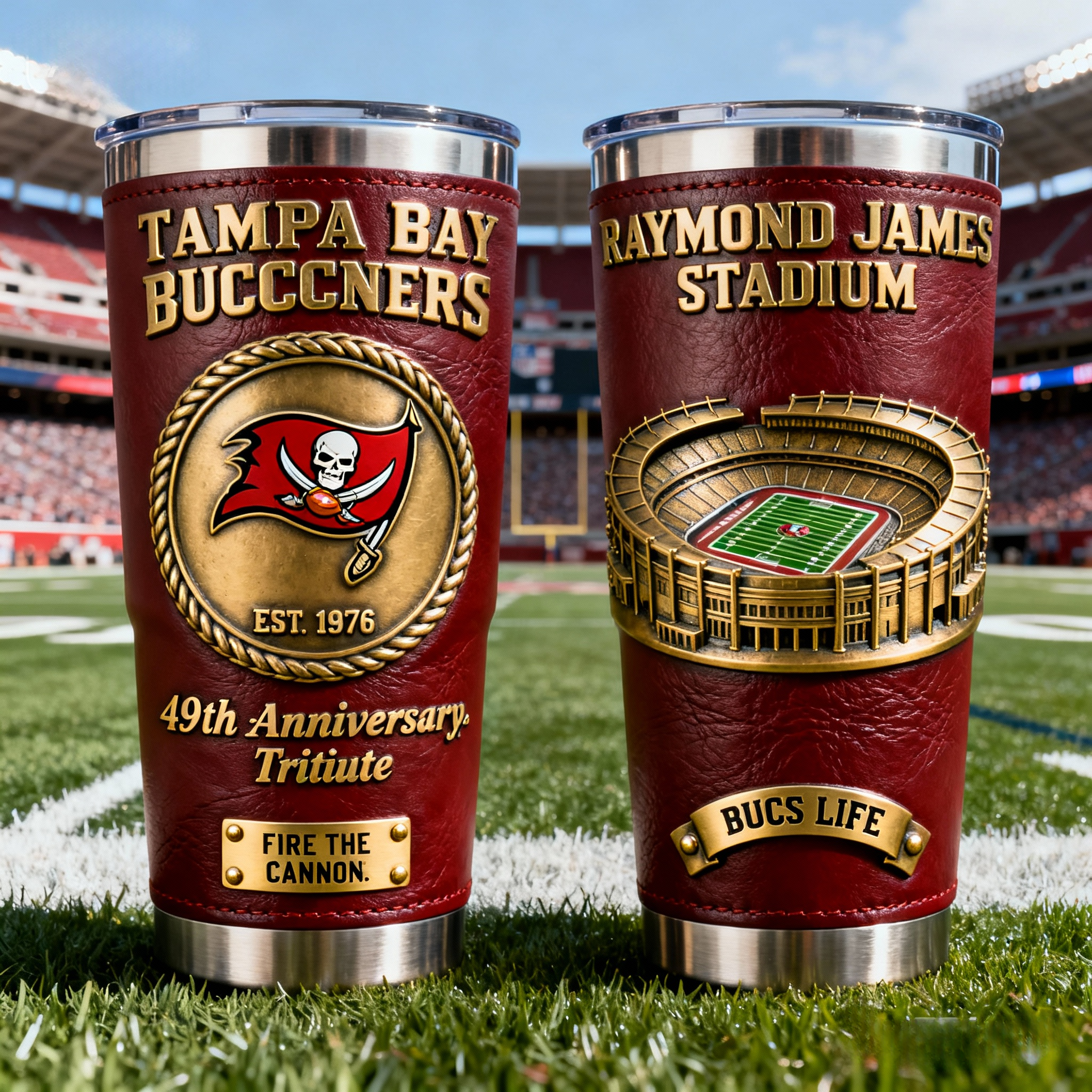 🏆 Football Team Anniversary Premium Tribute Tumbler 🏈