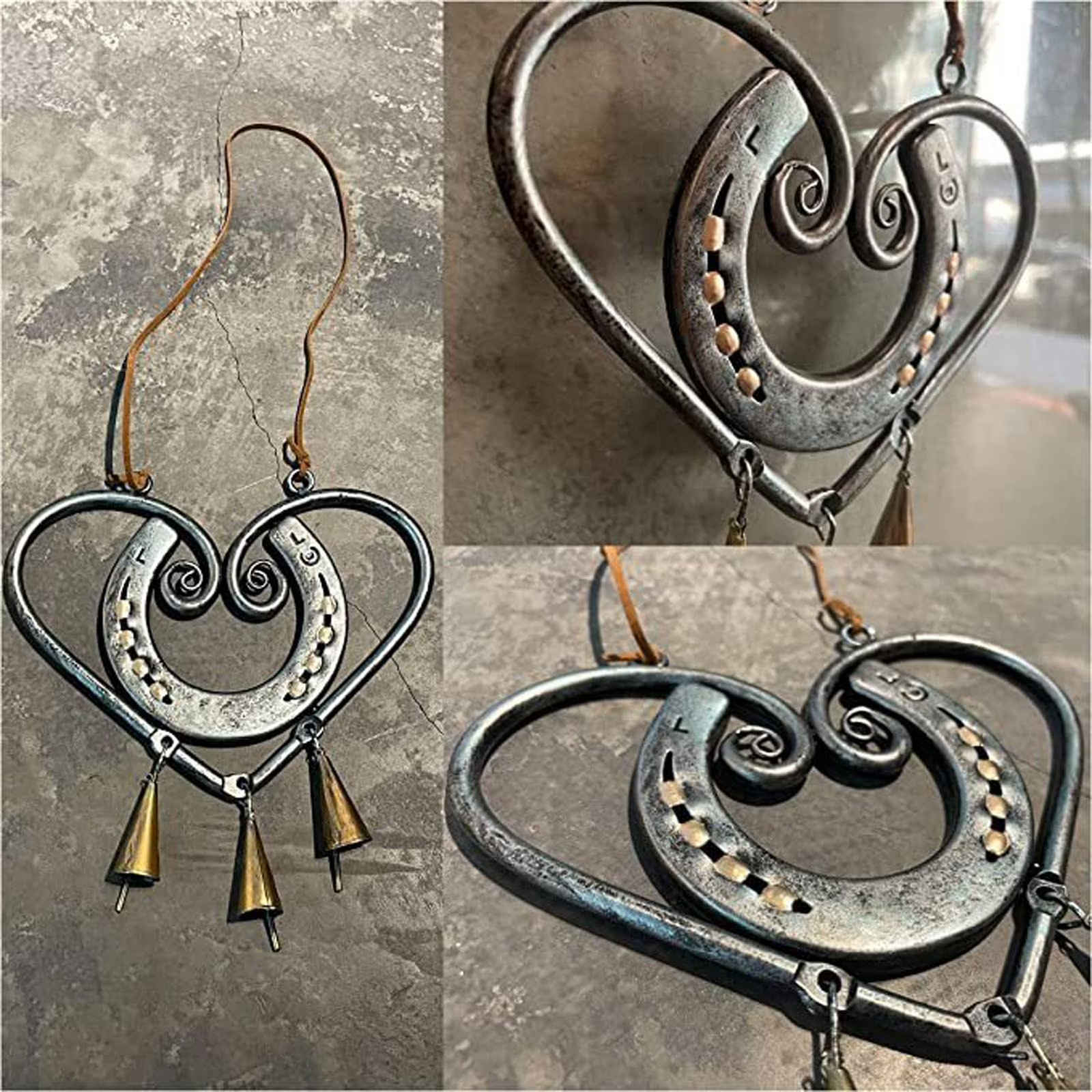 The Horseshoe Heart Wind Chime (Handmade by Jordan Maynard®)
