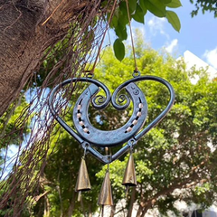 The Horseshoe Heart Wind Chime (Handmade by Jordan Maynard®)