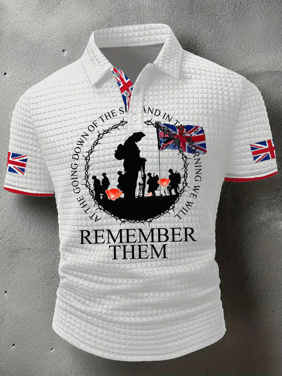 Britisches Herren-Kurzarmhemd für Veteranen