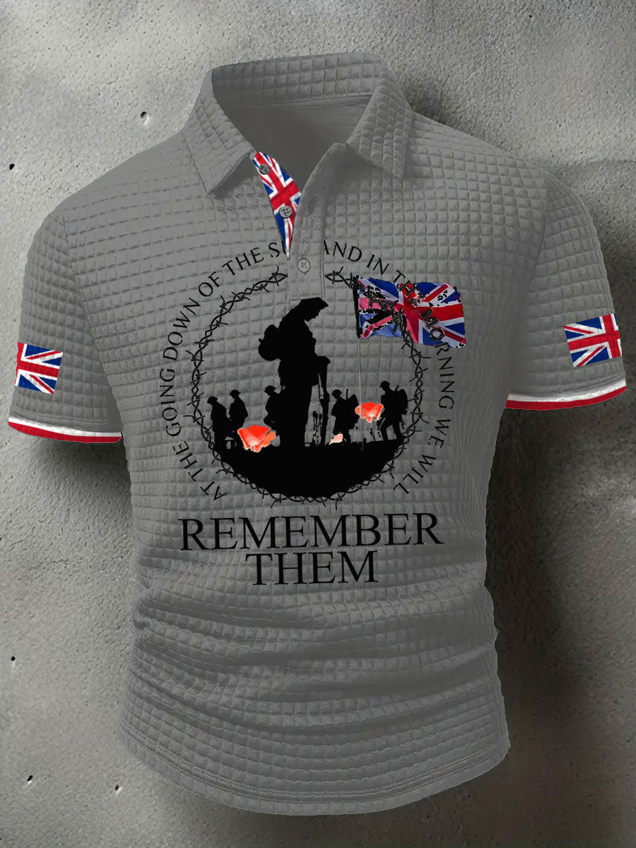 Britisches Herren-Kurzarmhemd für Veteranen