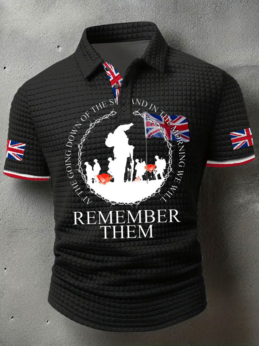 Britisches Herren-Kurzarmhemd für Veteranen