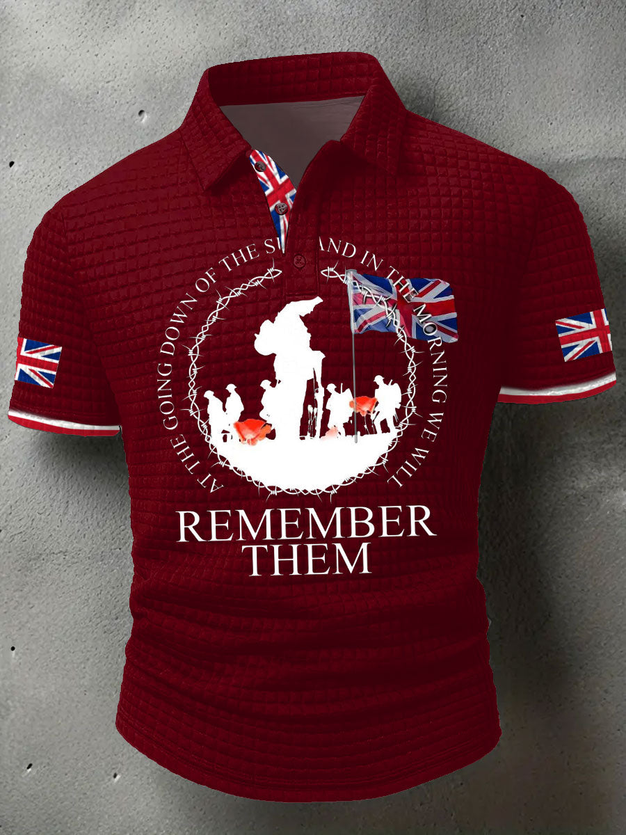 Britisches Herren-Kurzarmhemd für Veteranen