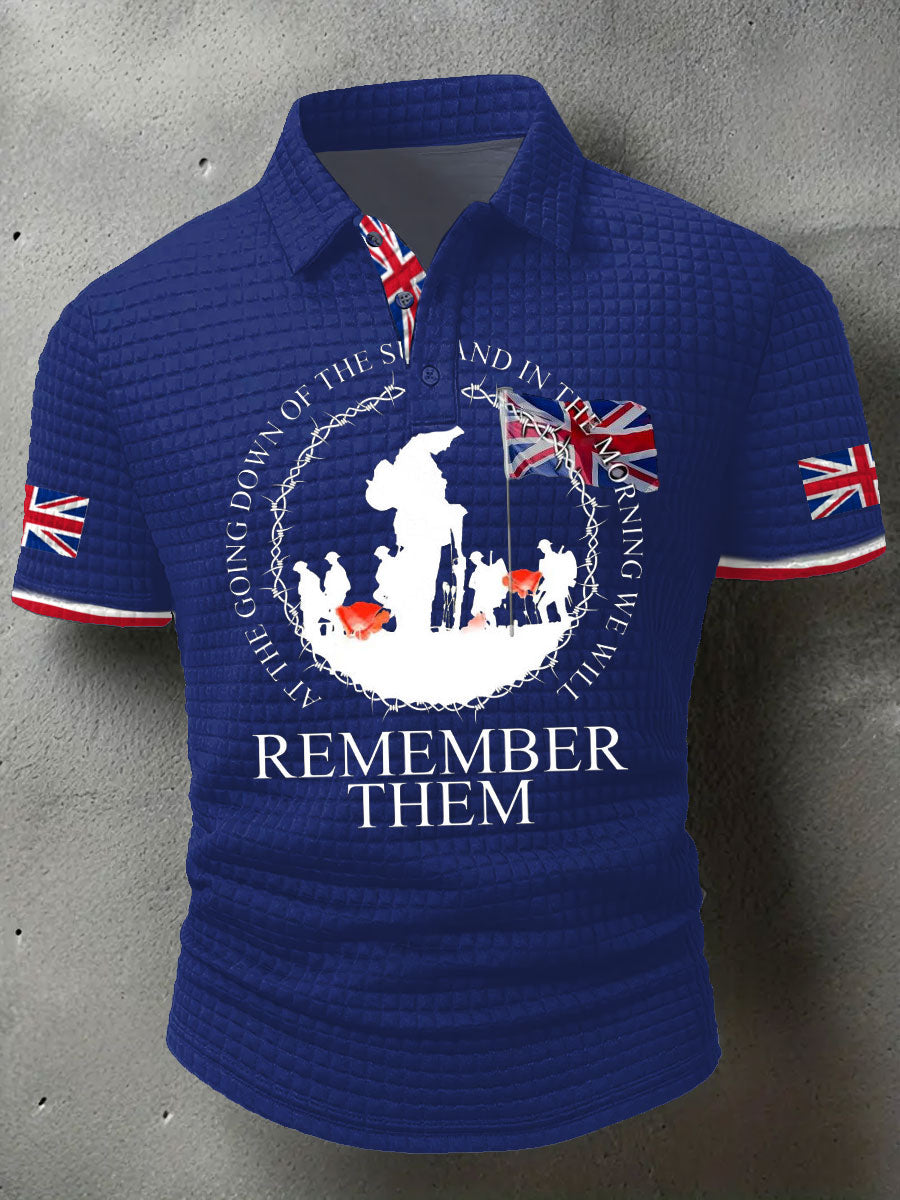Britisches Herren-Kurzarmhemd für Veteranen