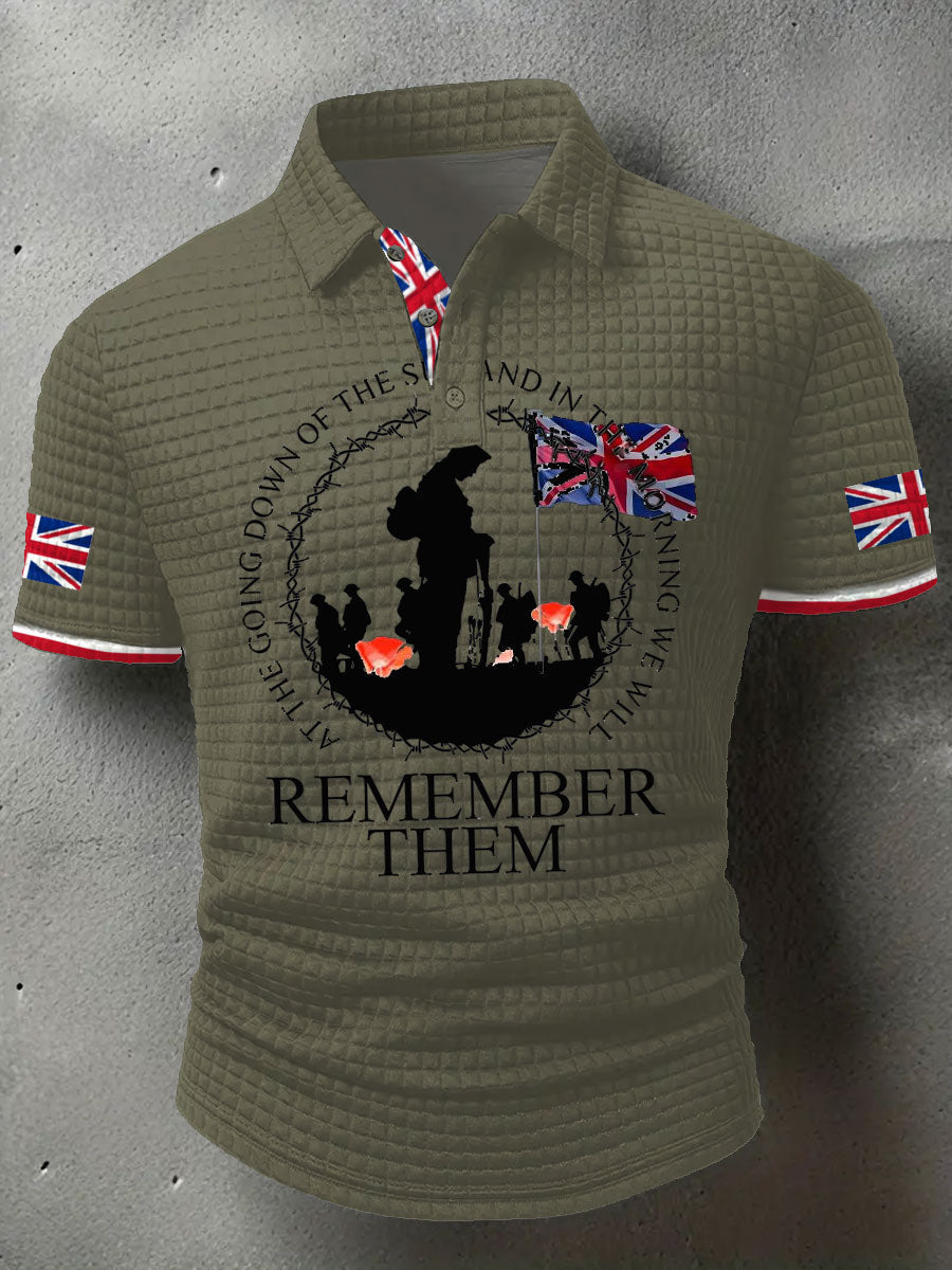 Britisches Herren-Kurzarmhemd für Veteranen