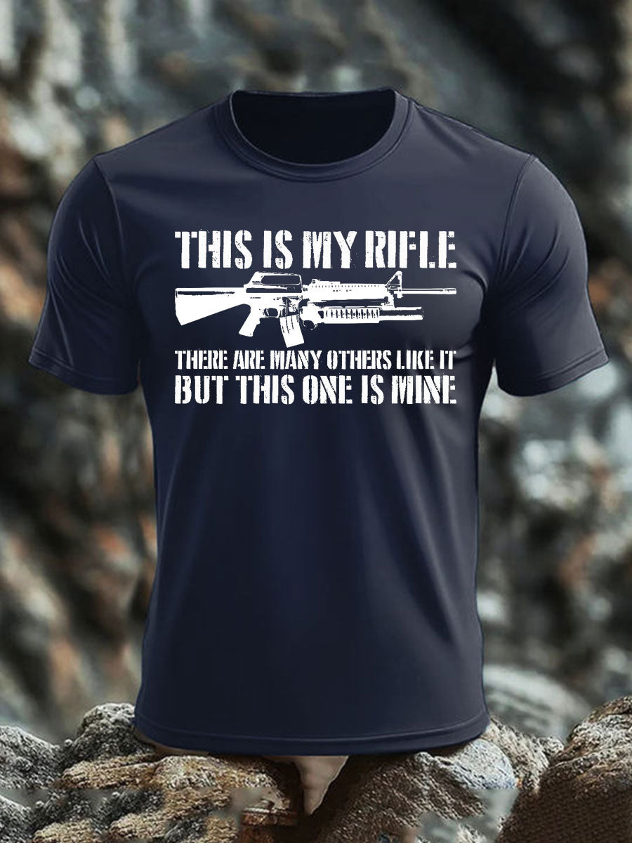 Men's British Veteran imitation cotton short-sleeved T-shirt