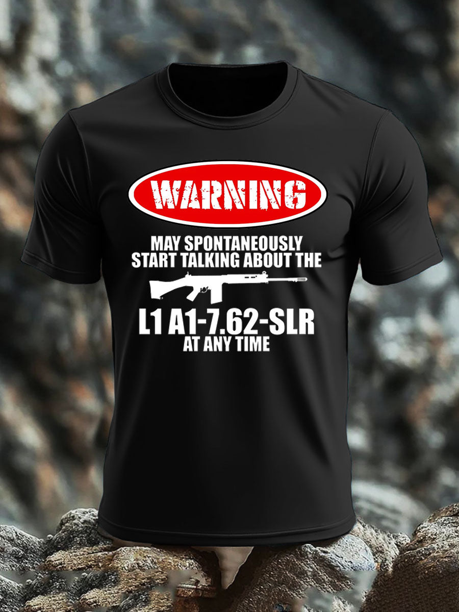 Men's British Veteran imitation cotton short-sleeved T-shirt