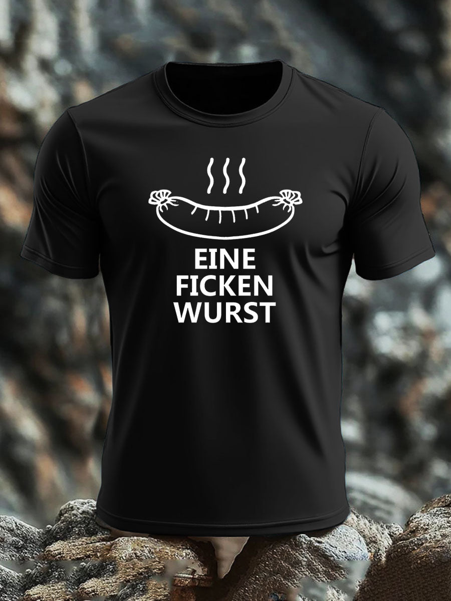 Men's Veteran imitation cotton short-sleeved T-shirt