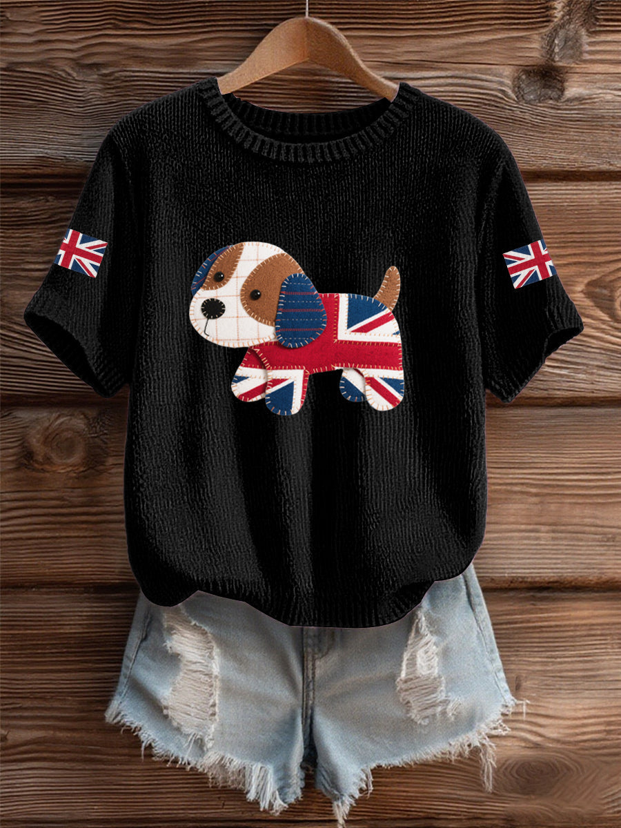 Women's UK Flag Cozy Knit Sweater