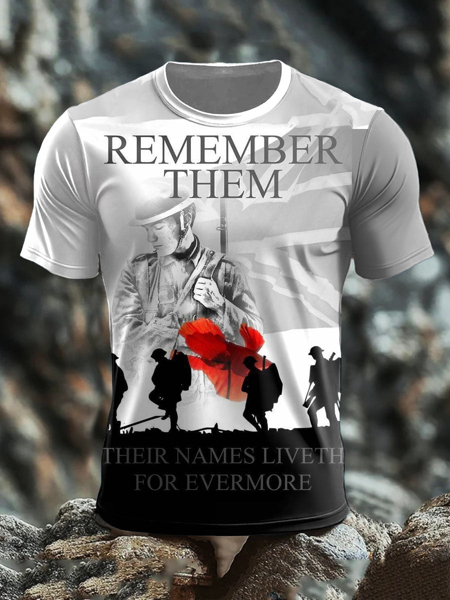 Kurzarm-T-Shirt für britische Veteranen (Herren)