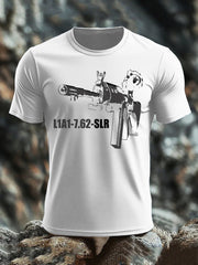Britisches Veteranen-T-Shirt für Herren, kurzärmelig, aus Baumwolle imitiert