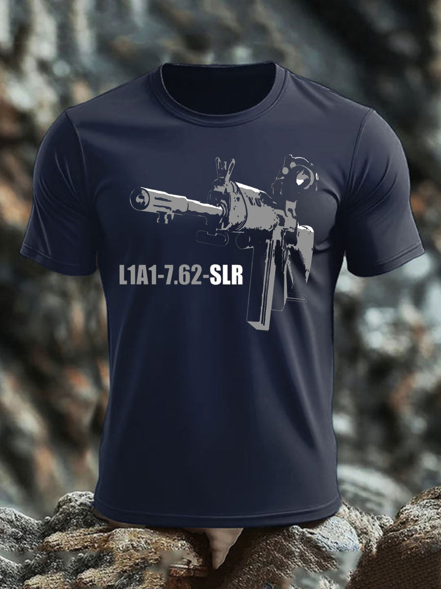 Britisches Veteranen-T-Shirt für Herren, kurzärmelig, aus Baumwolle imitiert