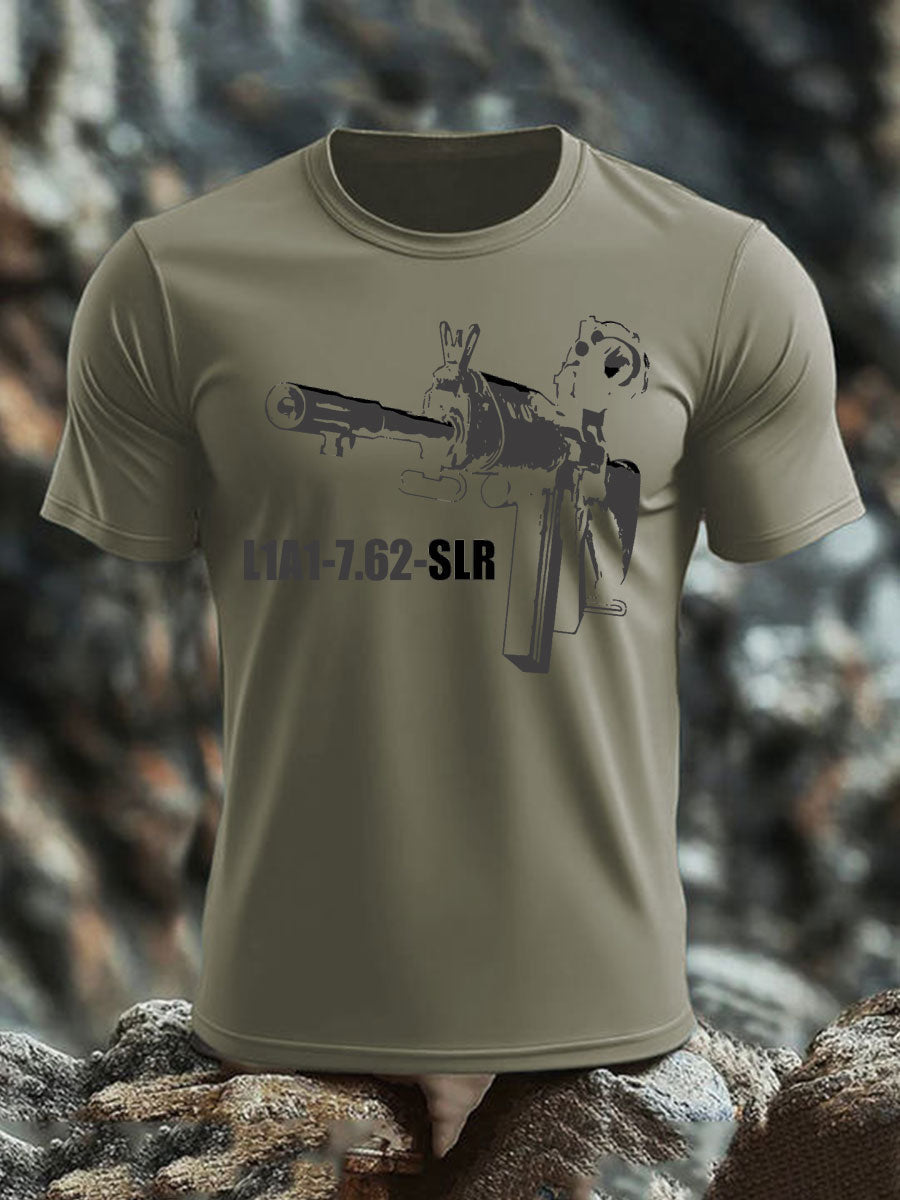 Britisches Veteranen-T-Shirt für Herren, kurzärmelig, aus Baumwolle imitiert