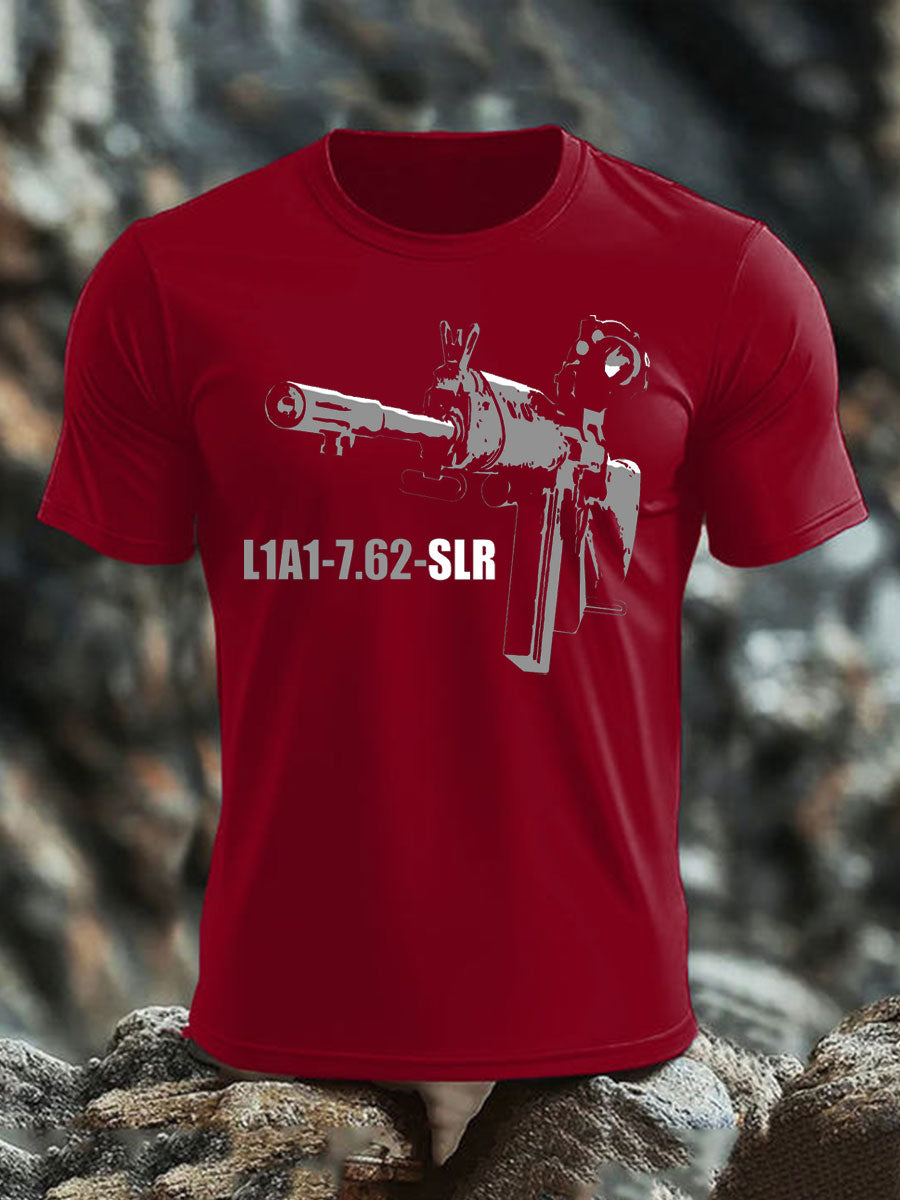 Britisches Veteranen-T-Shirt für Herren, kurzärmelig, aus Baumwolle imitiert