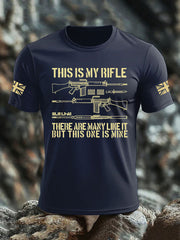 Men's British Veteran imitation cotton short-sleeved T-shirt