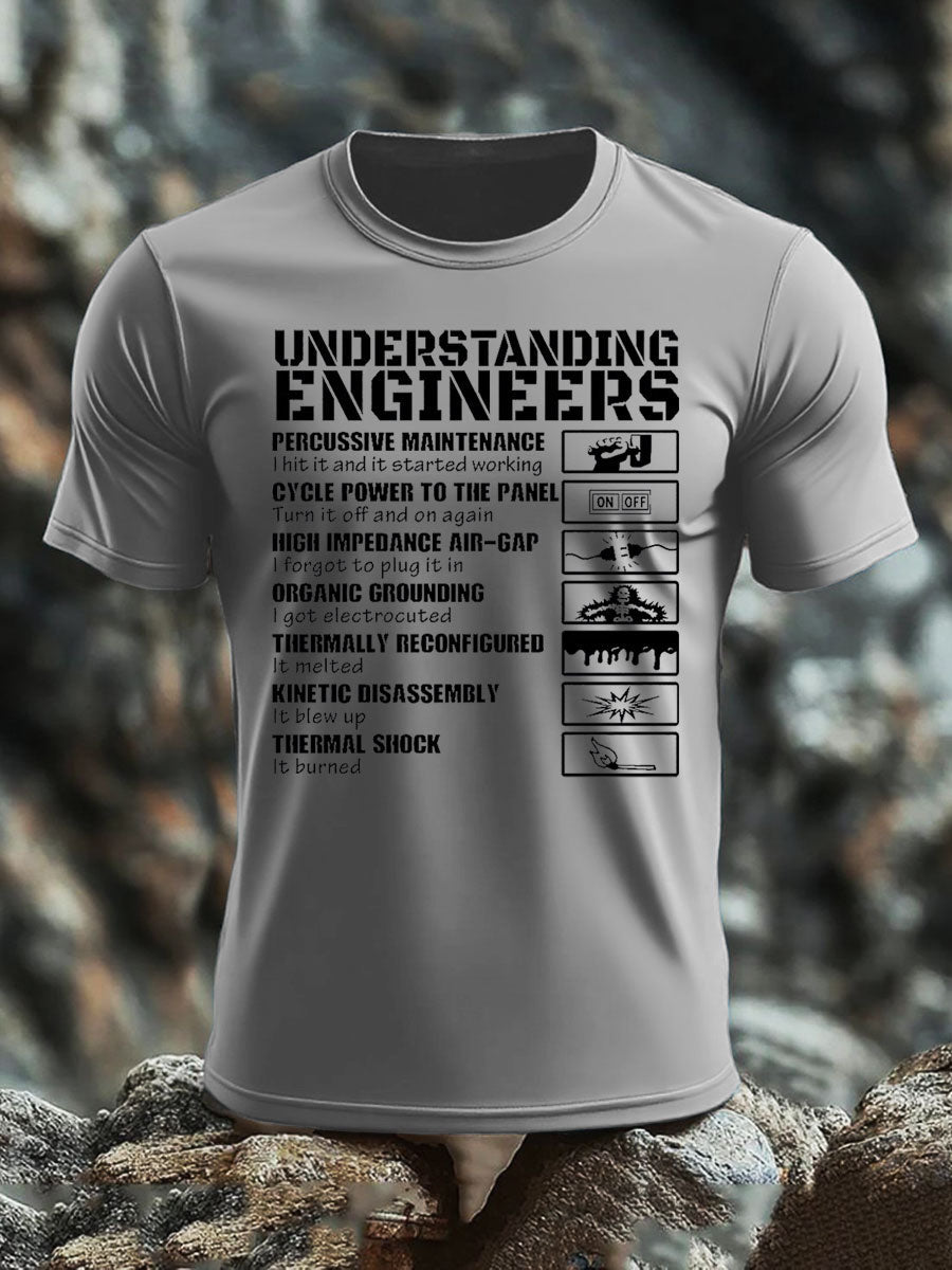 Britisches Veteranen-T-Shirt für Herren, kurzärmelig, aus Baumwolle imitiert