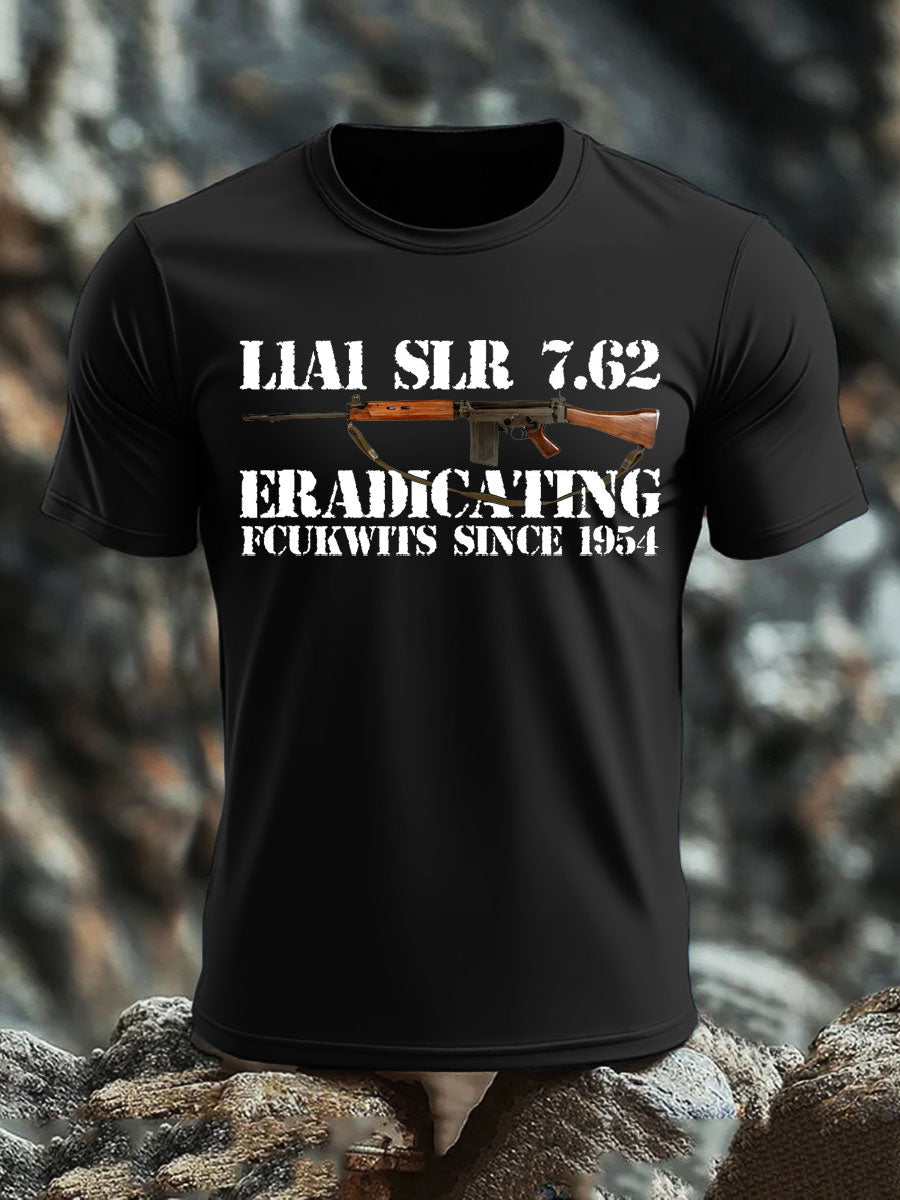 Britisches Veteranen-T-Shirt für Herren, kurzärmelig, aus Baumwolle imitiert