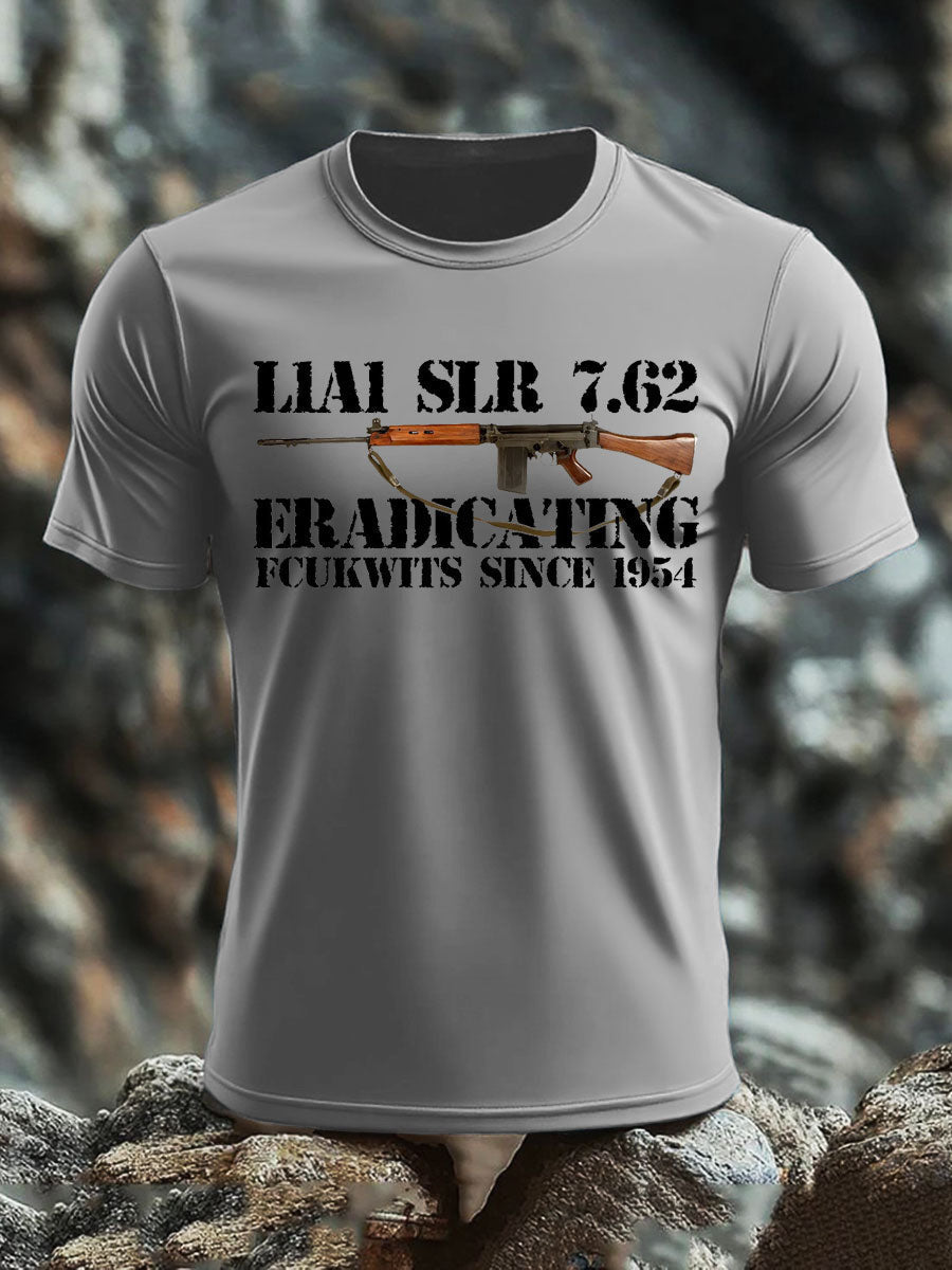 Britisches Veteranen-T-Shirt für Herren, kurzärmelig, aus Baumwolle imitiert
