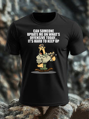 Britisches Veteranen-T-Shirt für Herren, kurzärmelig, aus Baumwolle imitiert