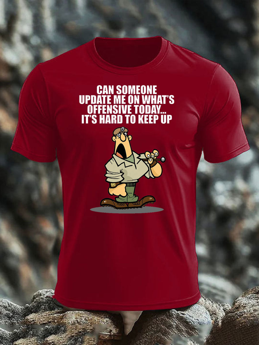 Britisches Veteranen-T-Shirt für Herren, kurzärmelig, aus Baumwolle imitiert