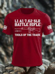 Britisches Veteranen-T-Shirt für Herren, kurzärmelig, aus Baumwolle imitiert