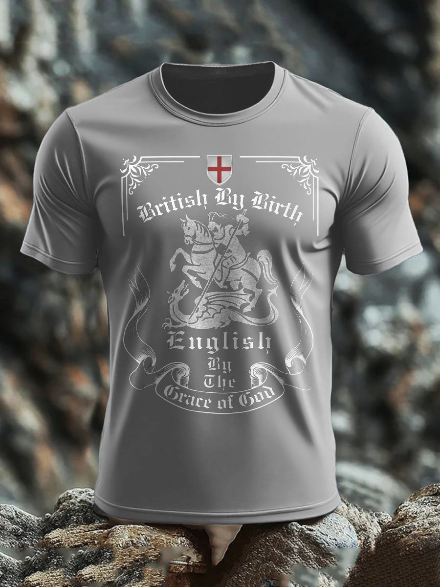 Herren-T-Shirt mit englischem Aufdruck