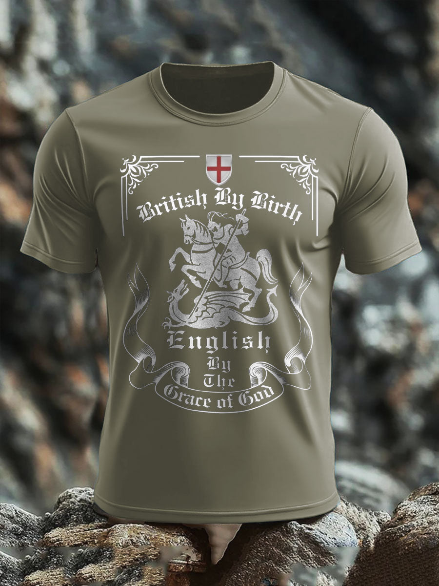 Herren-T-Shirt mit englischem Aufdruck