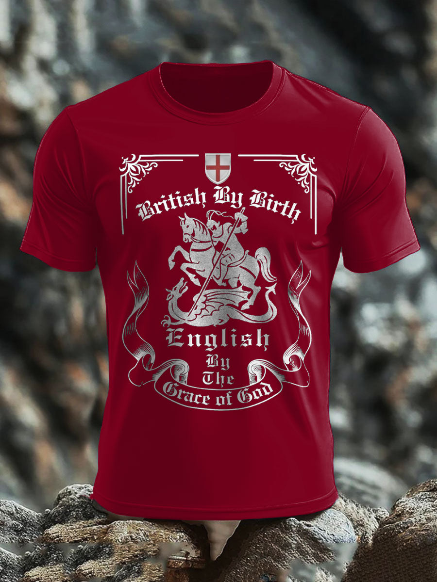 Herren-T-Shirt mit englischem Aufdruck
